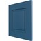 Ekena Millwork 12"W x 12"H True Fit PVC Raised Panel Shutters Sample, Sojourn Blue SAMPLE-TFPRPHB - alternate 2